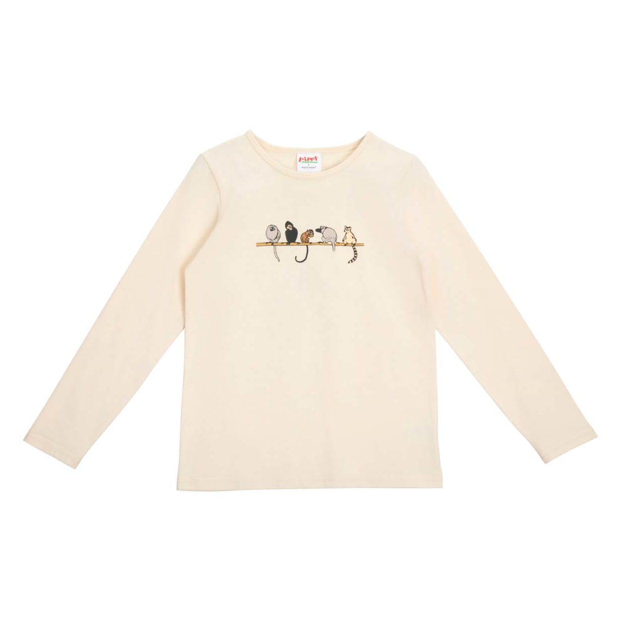 @pippi_hart Pippi Longstocking Strongest Girl Shirt Putty | Martinex